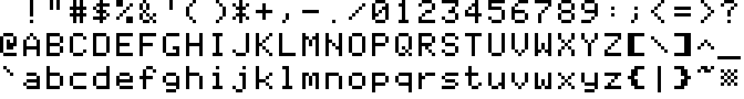 Apple II character set