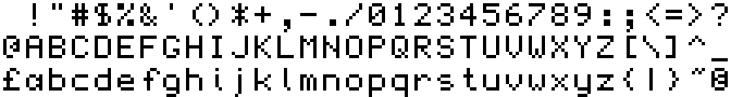 Sinclair QL character set