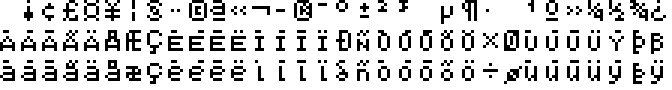 app850.fon extended character set