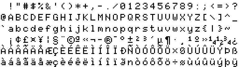 Final design of Matrix Sans